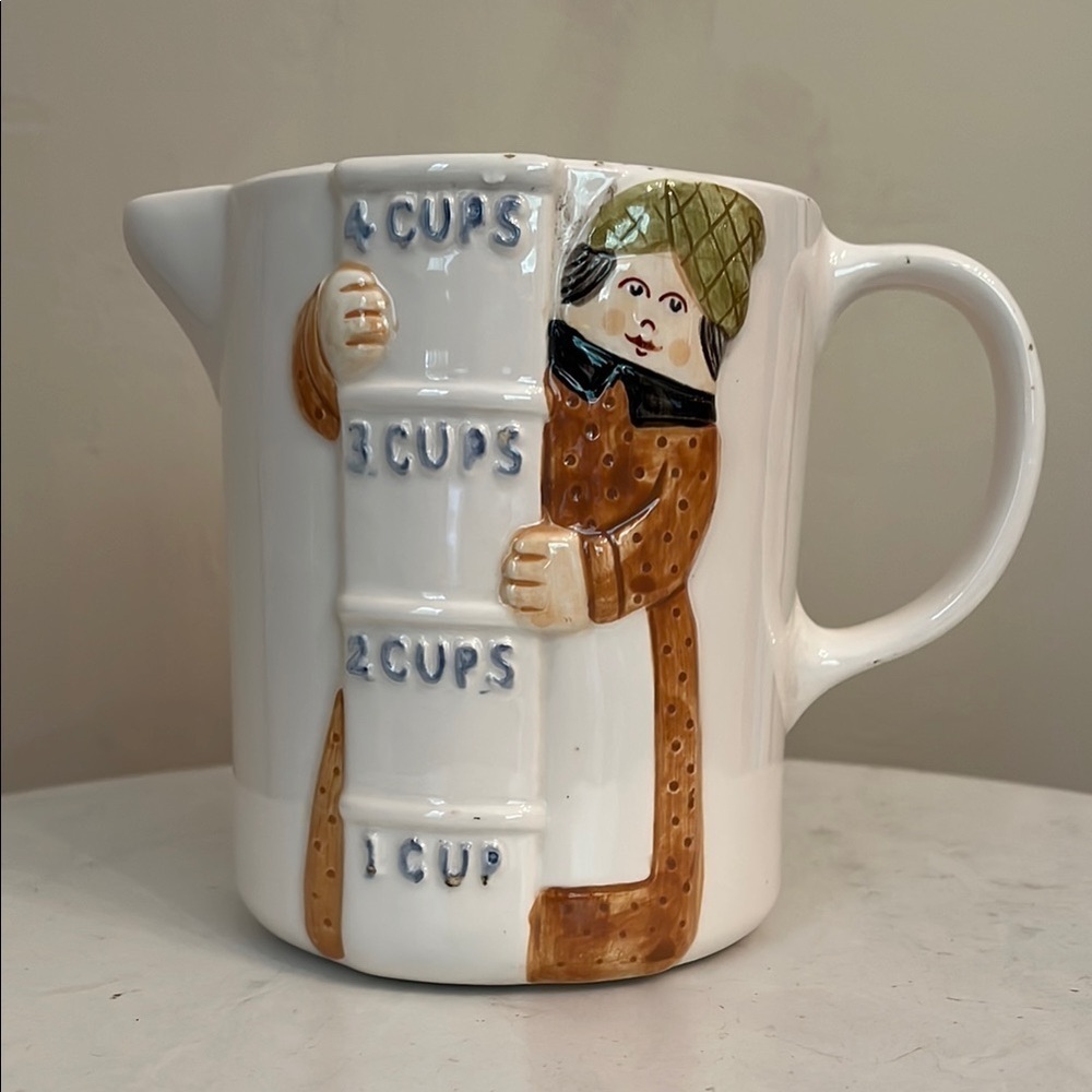 Vintage Les Artisans Sigma Towle Measuring Cup Display Piece Pitcher